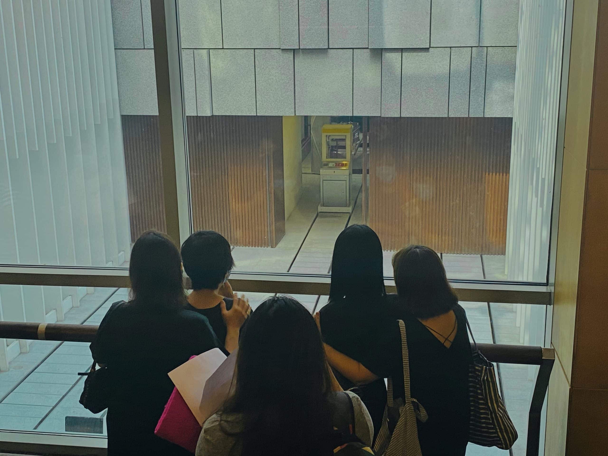 Family members at Mandai Crematorium