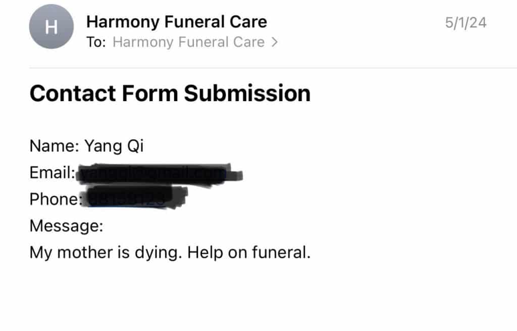 Funeral Scam
