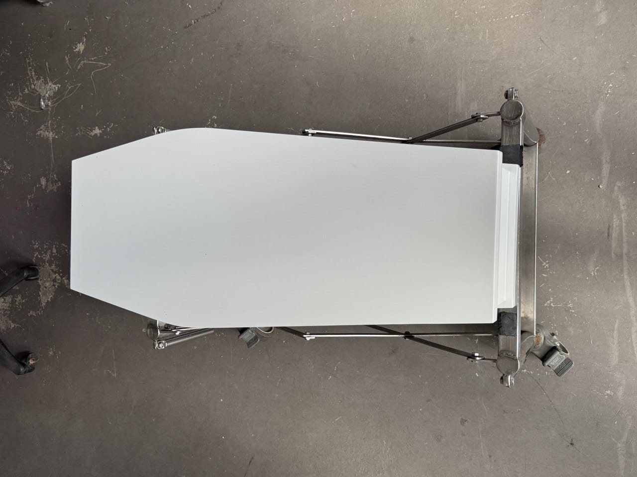 White baby coffin