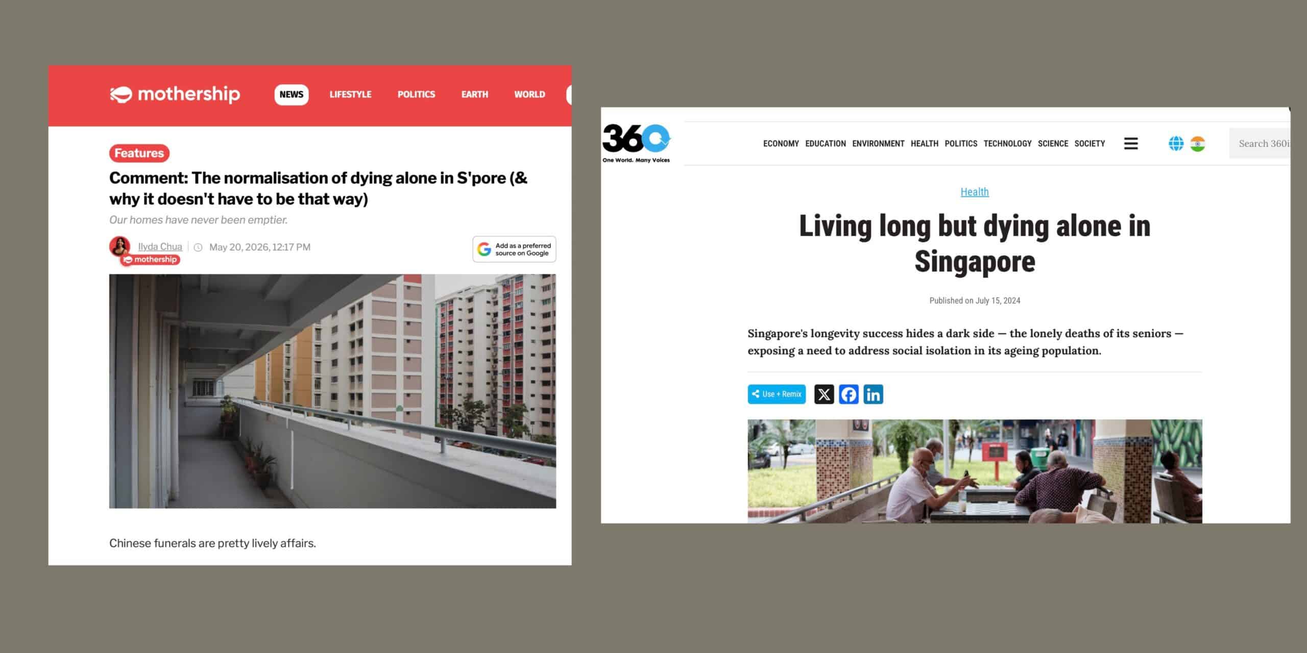 Dying alone in Singapore